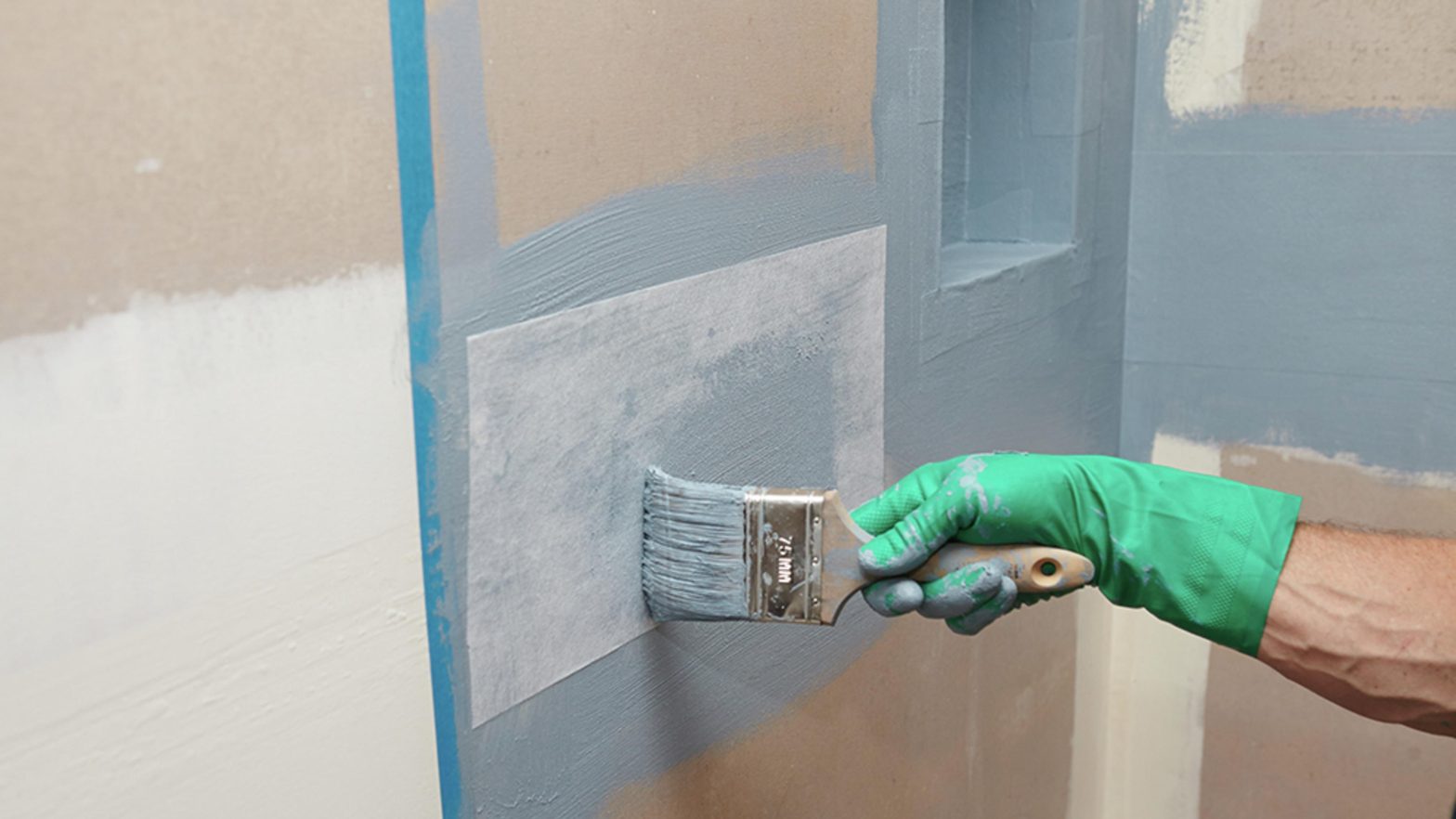 What is the cheapest way to waterproof a shower wall?