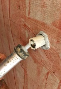 waterproof around taps?